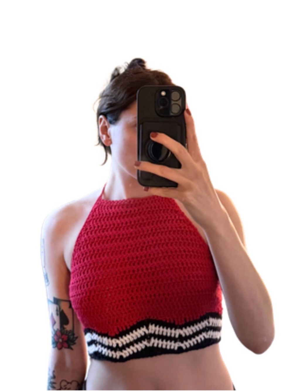 🍒 Twin Peaks Red Room inspired crochet halter top 🍒 - Picture 2 of 4
